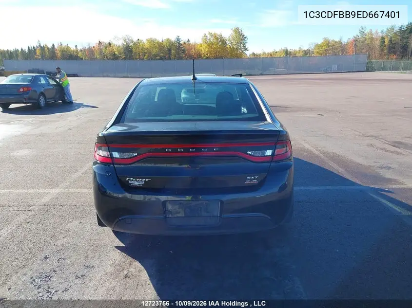 2014 DODGE DART VIN 1C3CDFBB9ED667401 — фото 6