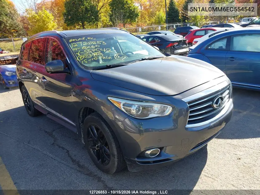 INFINITI QX60 2014, VIN 5N1AL0MM6EC554542
