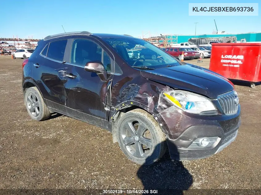 BUICK ENCORE 2014, VIN KL4CJESBXEB693736