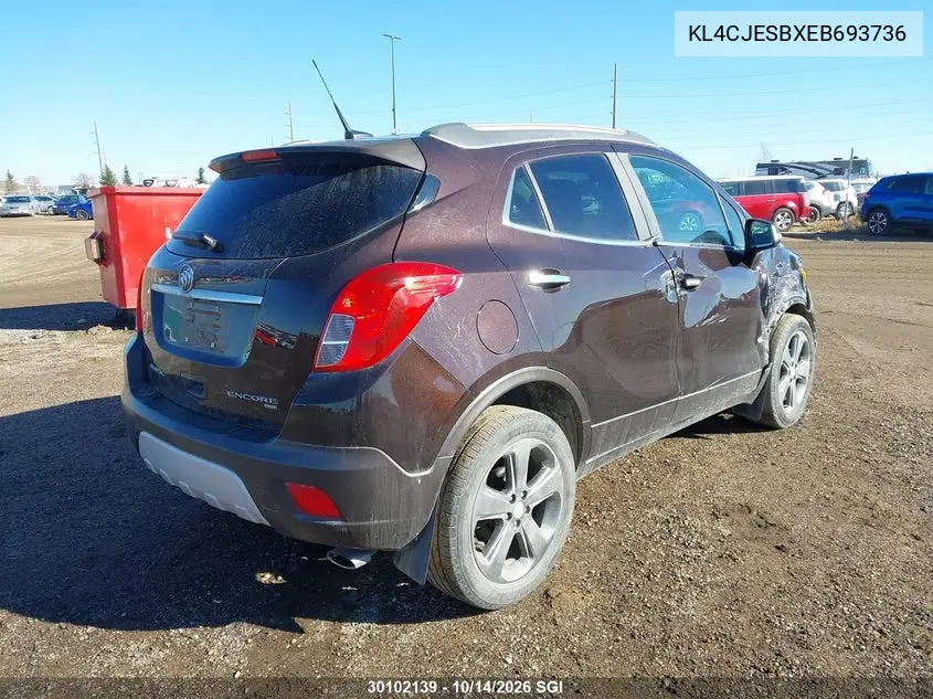 2014 BUICK ENCORE VIN KL4CJESBXEB693736 — фото 4