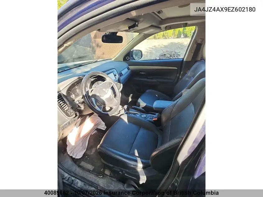 2014 MITSUBISHI OUTLANDER VIN JA4JZ4AX9EZ602180 — фото 6