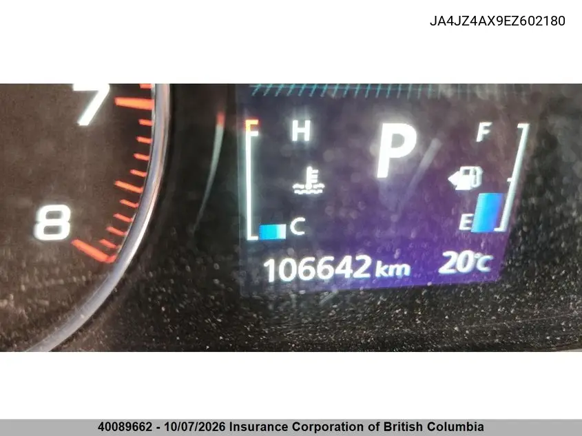 2014 MITSUBISHI OUTLANDER VIN JA4JZ4AX9EZ602180 — фото 7