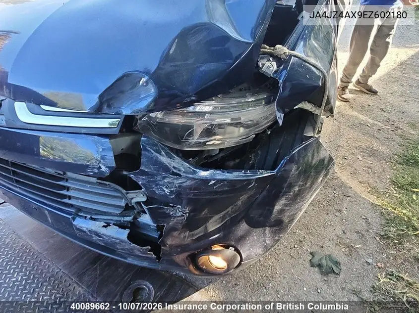 2014 MITSUBISHI OUTLANDER VIN JA4JZ4AX9EZ602180 — фото 9