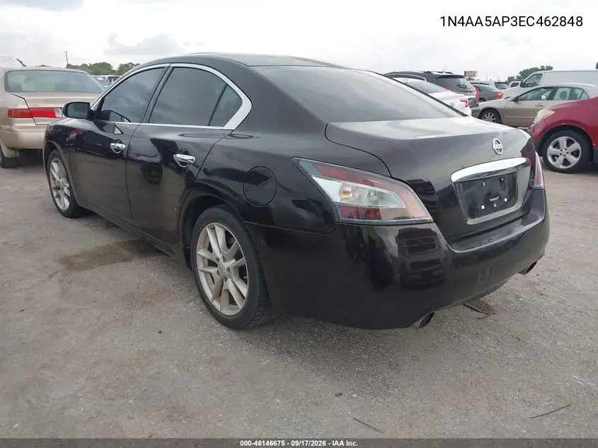 2014 NISSAN MAXIMA VIN 1N4AA5AP3EC462848 — фото 3