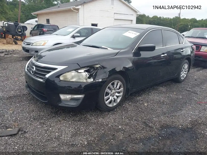 2014 NISSAN ALTIMA VIN 1N4AL3AP6EC102942 — фото 2