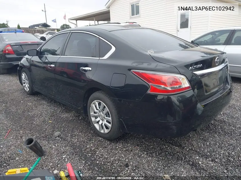 2014 NISSAN ALTIMA VIN 1N4AL3AP6EC102942 — фото 3