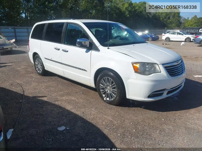CHRYSLER TOWN & COUNTRY 2014, VIN 2C4RC1CG5ER168338