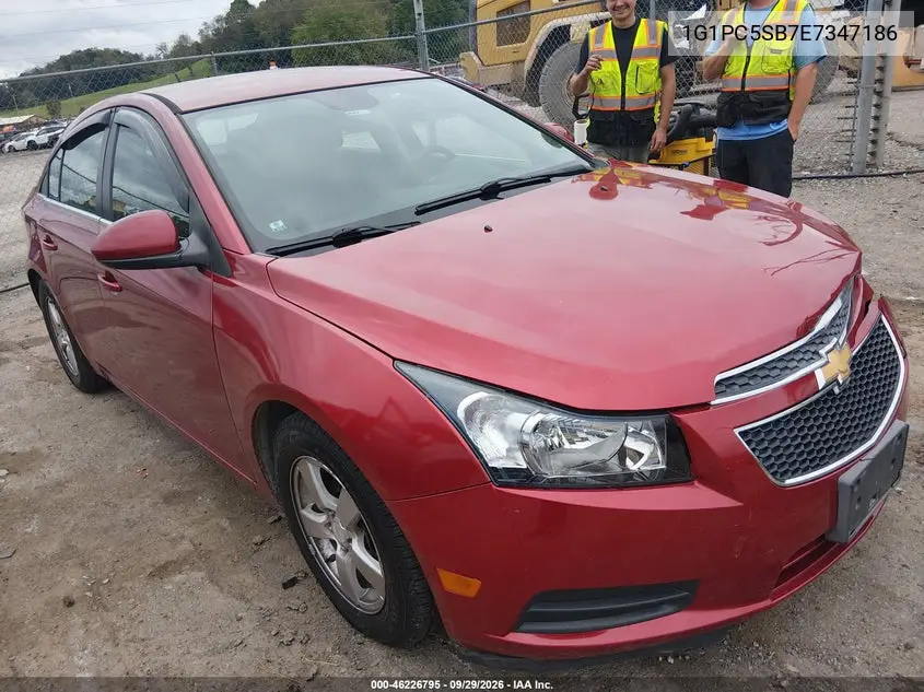 CHEVROLET CRUZE 2014, VIN 1G1PC5SB7E7347186
