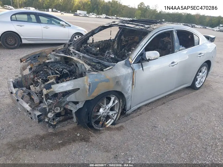 2014 NISSAN MAXIMA VIN 1N4AA5AP5EC470286 — фото 2