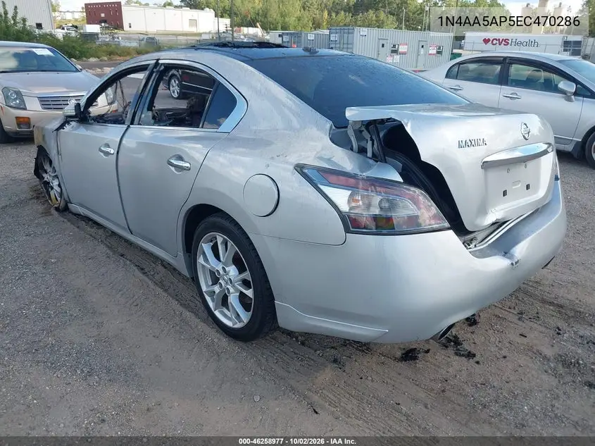 2014 NISSAN MAXIMA VIN 1N4AA5AP5EC470286 — фото 3