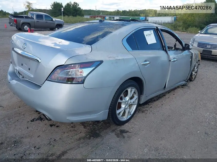 2014 NISSAN MAXIMA VIN 1N4AA5AP5EC470286 — фото 4