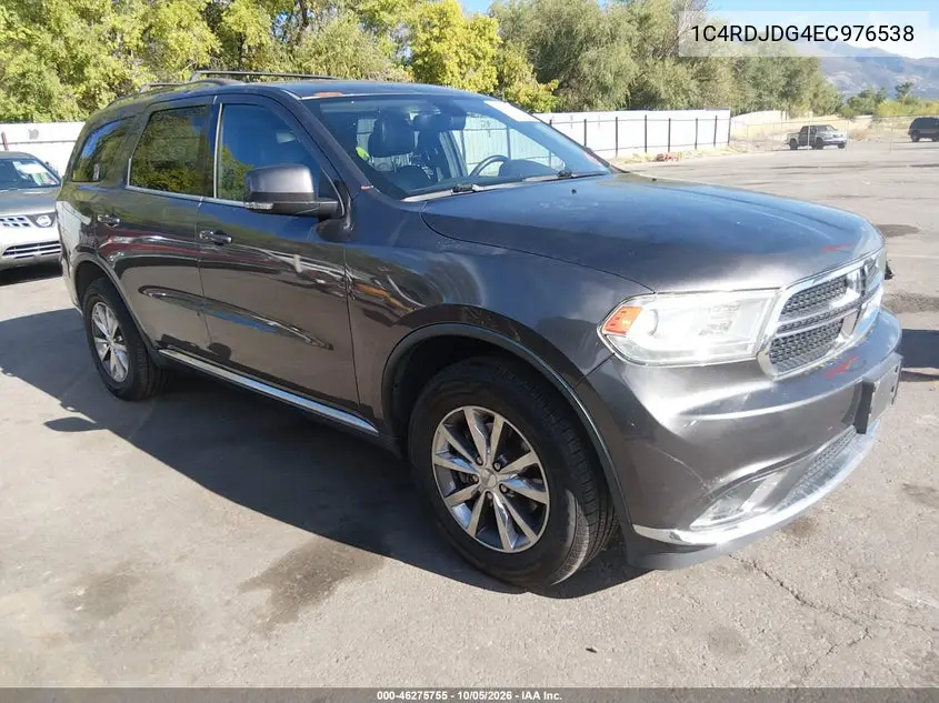 DODGE DURANGO 2014, VIN 1C4RDJDG4EC976538