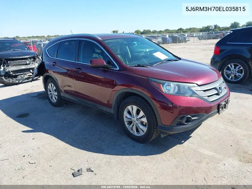 HONDA CR-V 2014, VIN 5J6RM3H70EL035815