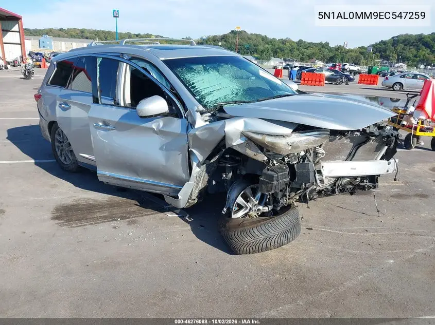 INFINITI QX60 2014, VIN 5N1AL0MM9EC547259