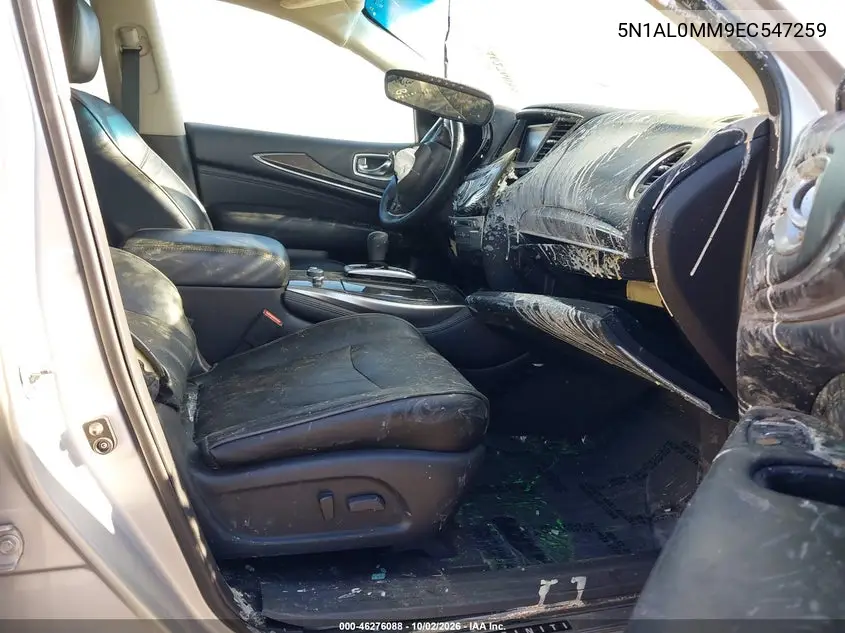 2014 INFINITI QX60 VIN 5N1AL0MM9EC547259 — фото 5