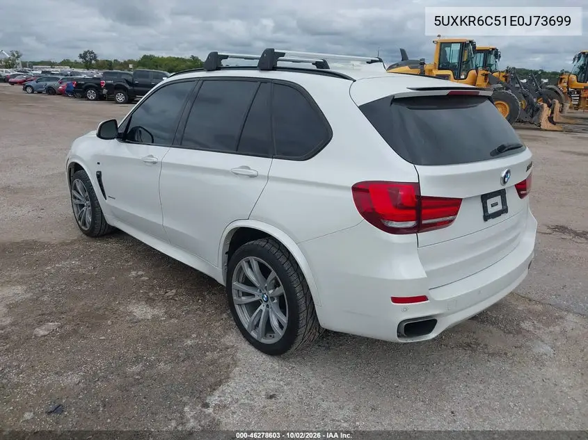 2014 BMW X5 VIN 5UXKR6C51E0J73699 — фото 3