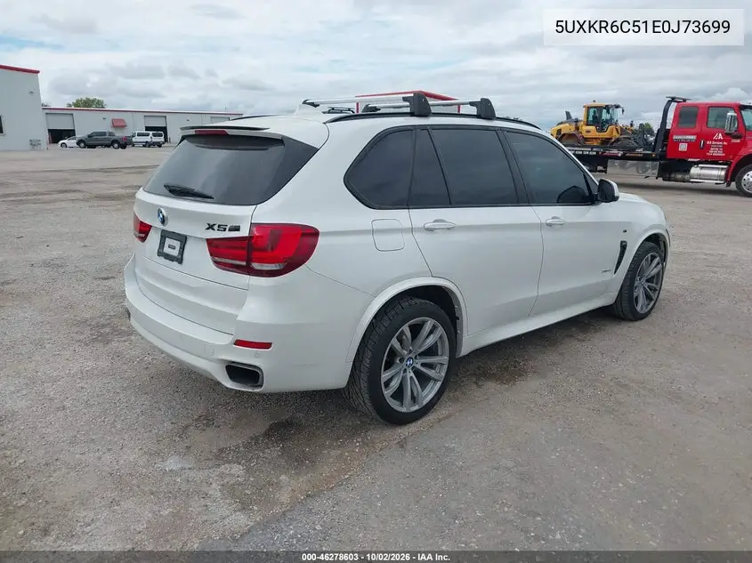 2014 BMW X5 VIN 5UXKR6C51E0J73699 — фото 4