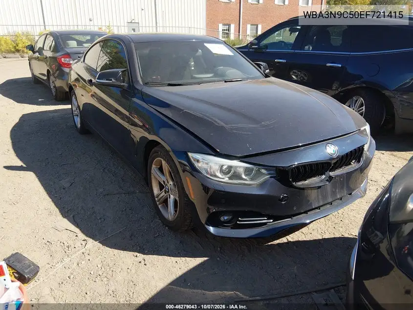 BMW 4ER 2014, VIN WBA3N9C50EF721415
