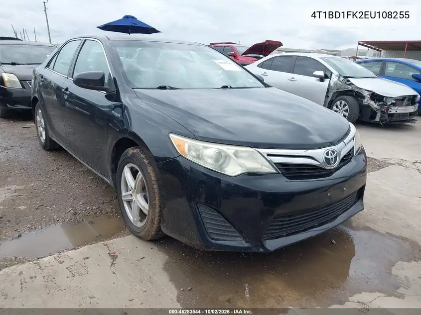 TOYOTA CAMRY 2014, VIN 4T1BD1FK2EU108255