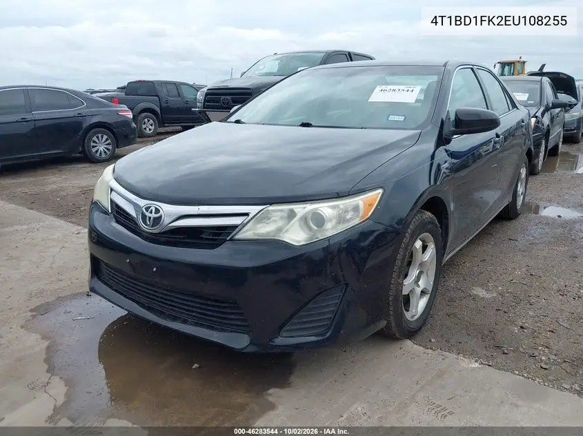2014 TOYOTA CAMRY VIN 4T1BD1FK2EU108255 — фото 2