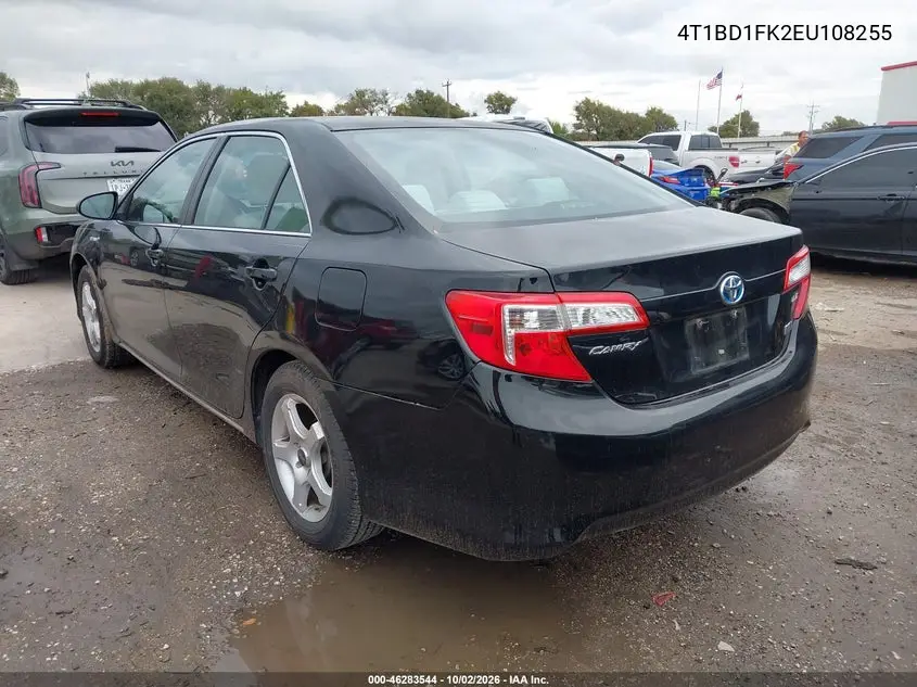 2014 TOYOTA CAMRY VIN 4T1BD1FK2EU108255 — фото 3
