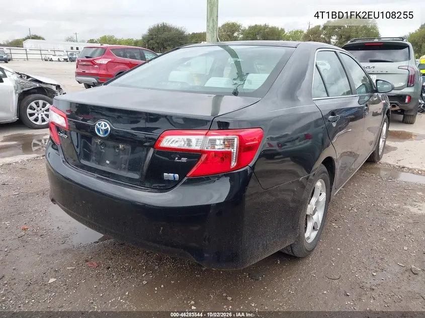 2014 TOYOTA CAMRY VIN 4T1BD1FK2EU108255 — фото 4