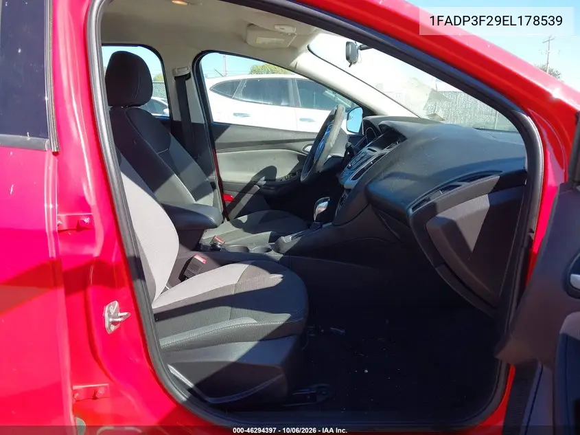 2014 FORD FOCUS VIN 1FADP3F29EL178539 — фото 5