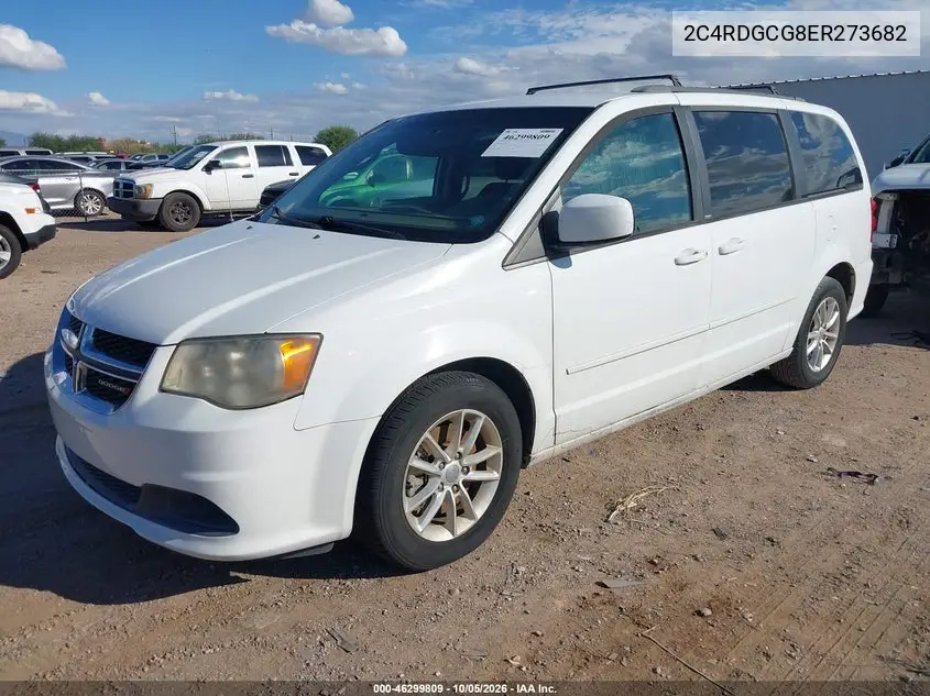 2014 DODGE CARAVAN VIN 2C4RDGCG8ER273682 — фото 2