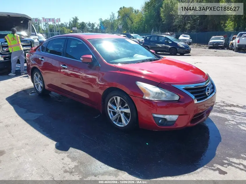 NISSAN ALTIMA 2014, VIN 1N4AL3APXEC188627