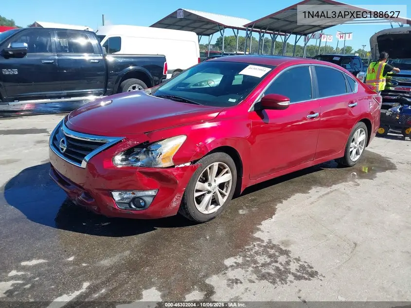 2014 NISSAN ALTIMA VIN 1N4AL3APXEC188627 — фото 2