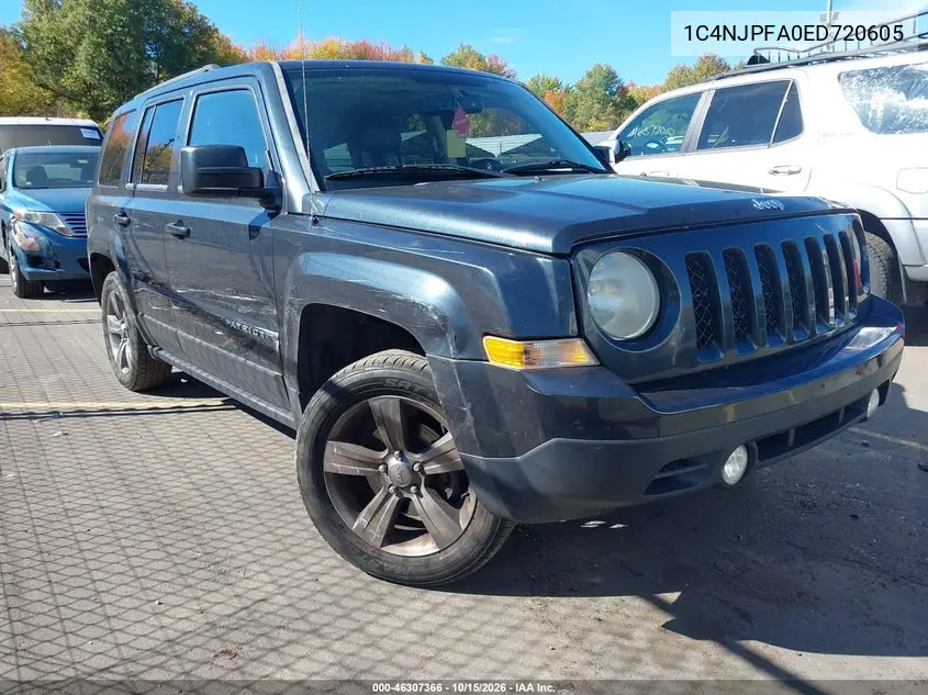 JEEP LIBERTY (PATRIOT) 2014, VIN 1C4NJPFA0ED720605