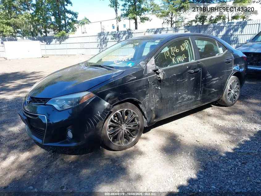 2014 TOYOTA COROLLA VIN 2T1BURHE9EC143320 — фото 2