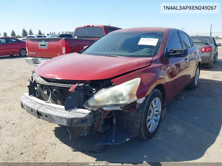 2014 NISSAN ALTIMA VIN 1N4AL3APXEN249267 — фото 2