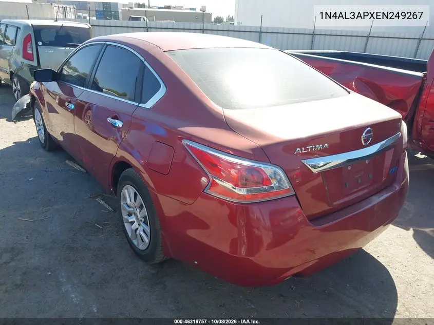 2014 NISSAN ALTIMA VIN 1N4AL3APXEN249267 — фото 3