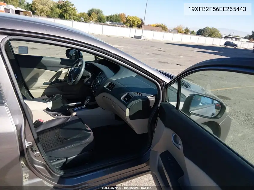 2014 HONDA CIVIC VIN 19XFB2F56EE265443 — фото 5