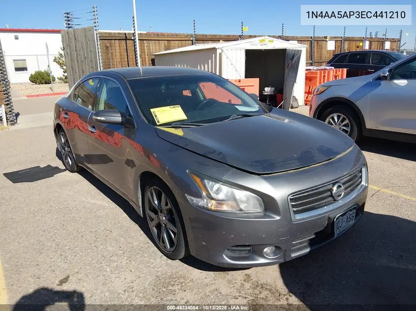 NISSAN MAXIMA 2014, VIN 1N4AA5AP3EC441210