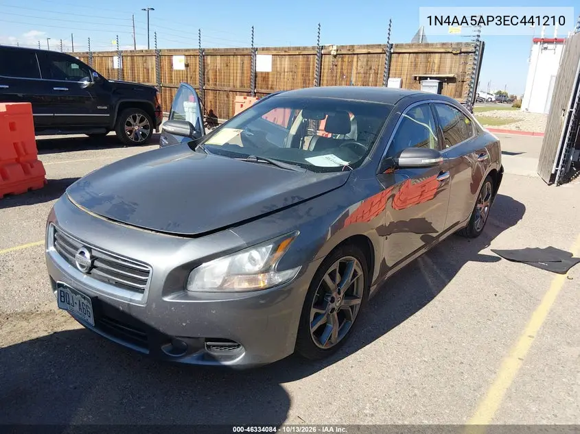 2014 NISSAN MAXIMA VIN 1N4AA5AP3EC441210 — фото 2