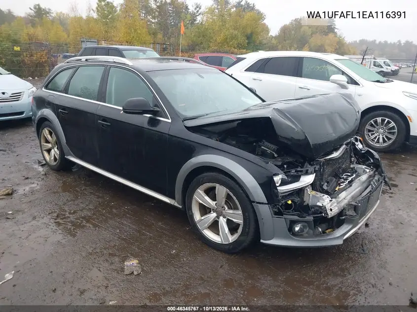 AUDI A4 ALLROAD 2014, VIN WA1UFAFL1EA116391