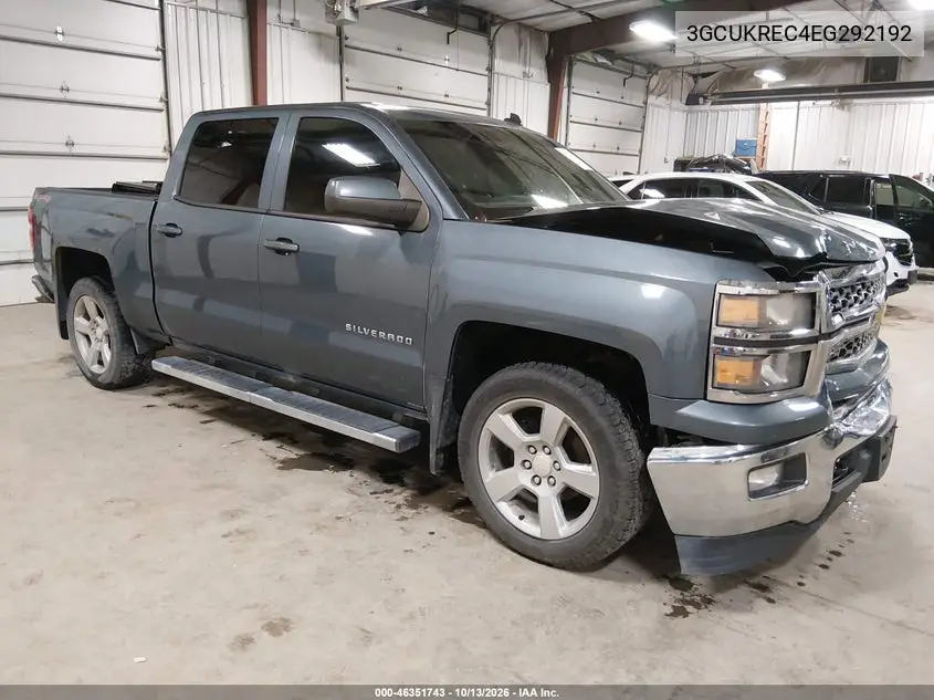 CHEVROLET SILVERADO 2014, VIN 3GCUKREC4EG292192
