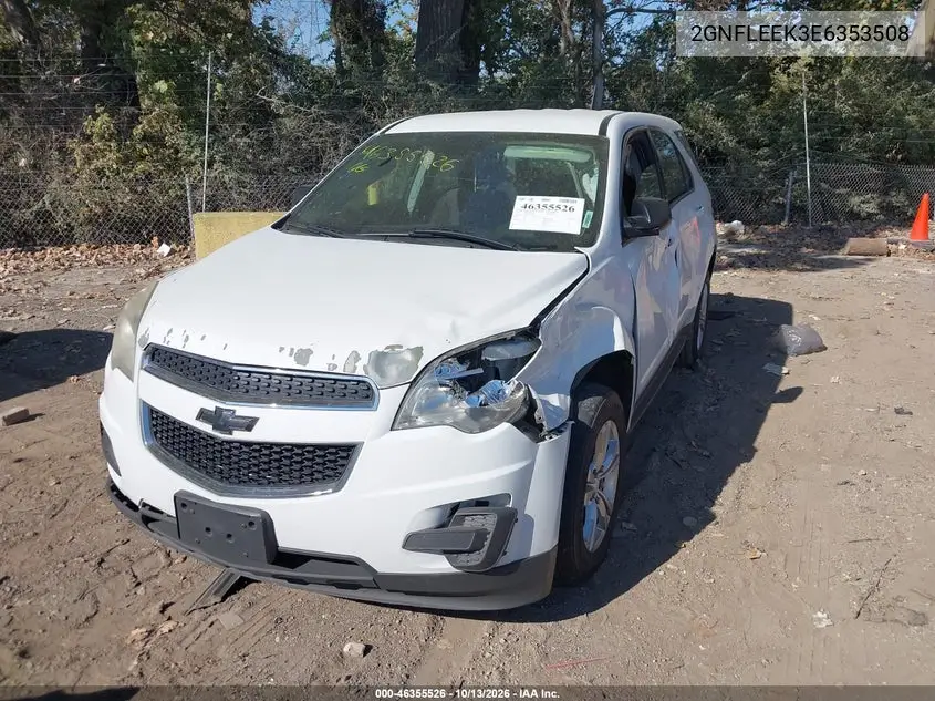 2014 CHEVROLET EQUINOX VIN 2GNFLEEK3E6353508 — фото 2