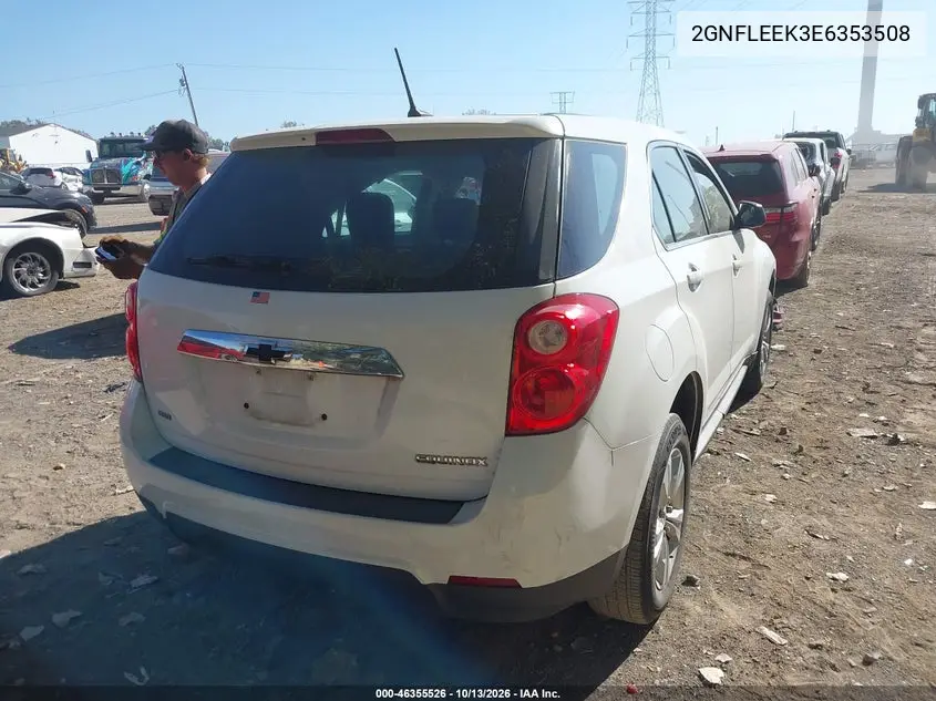 2014 CHEVROLET EQUINOX VIN 2GNFLEEK3E6353508 — фото 4