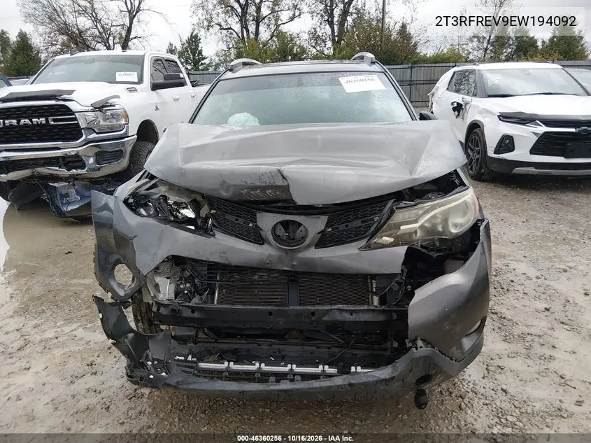 2014 TOYOTA RAV 4 VIN 2T3RFREV9EW194092 — фото 12