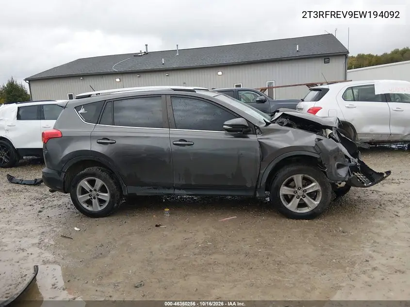 2014 TOYOTA RAV 4 VIN 2T3RFREV9EW194092 — фото 13