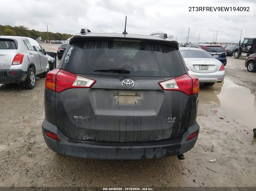 2014 TOYOTA RAV 4 VIN 2T3RFREV9EW194092 — фото 16