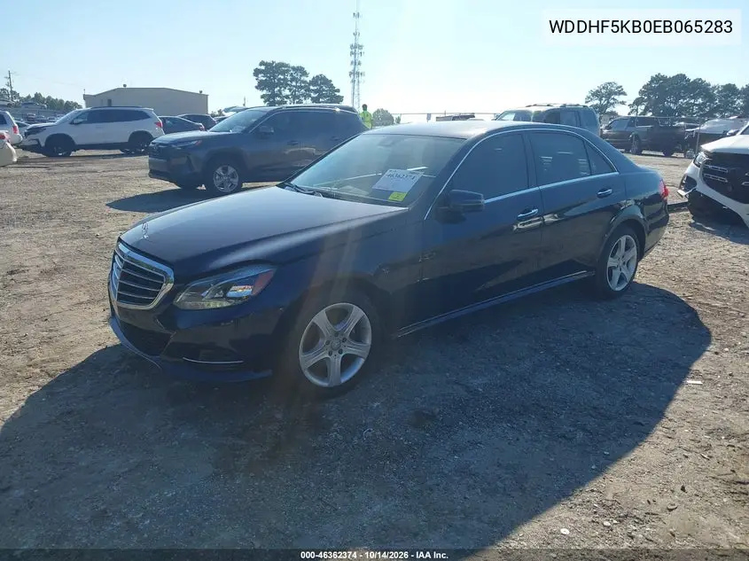 2014 MERCEDES E-KLASSE VIN WDDHF5KB0EB065283 — фото 2