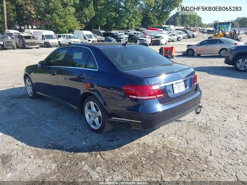 2014 MERCEDES E-KLASSE VIN WDDHF5KB0EB065283 — фото 3