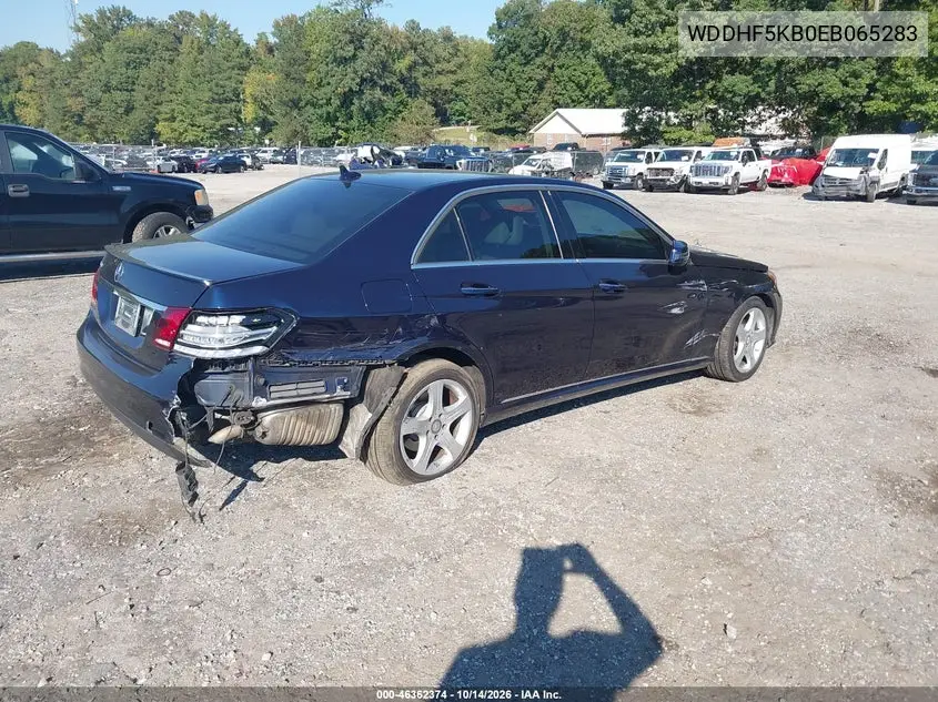2014 MERCEDES E-KLASSE VIN WDDHF5KB0EB065283 — фото 4
