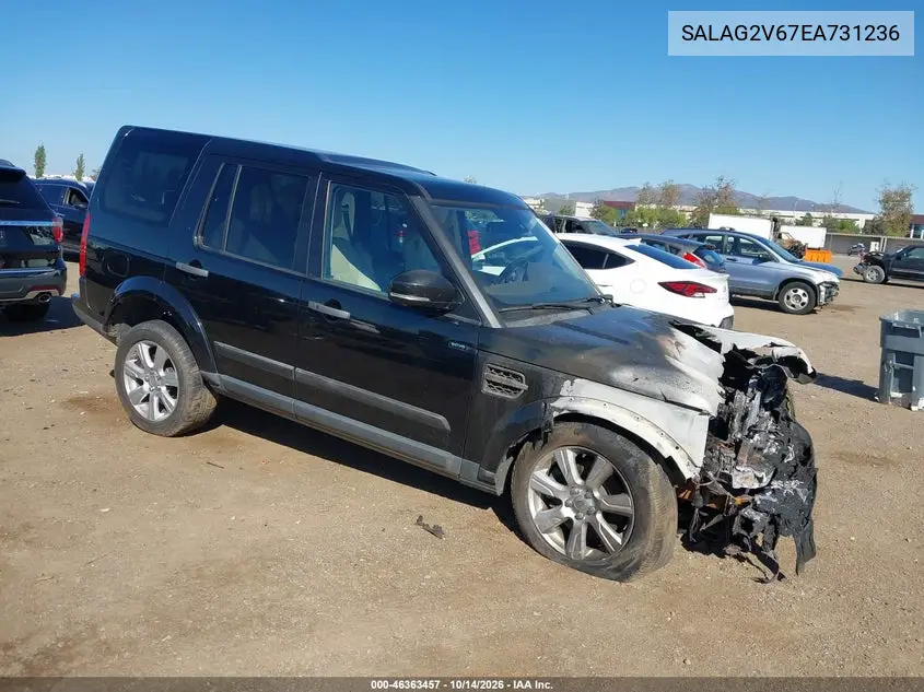 LAND ROVER LR4 2014, VIN SALAG2V67EA731236