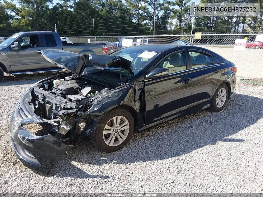 2014 HYUNDAI SONATA VIN 5NPEB4AC6EH877232 — фото 2