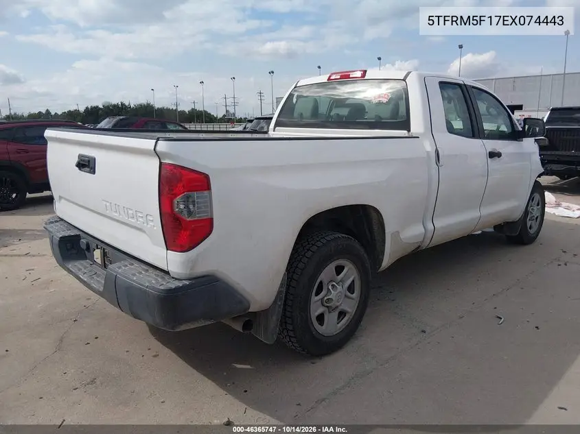 2014 TOYOTA TUNDRA VIN 5TFRM5F17EX074443 — фото 4
